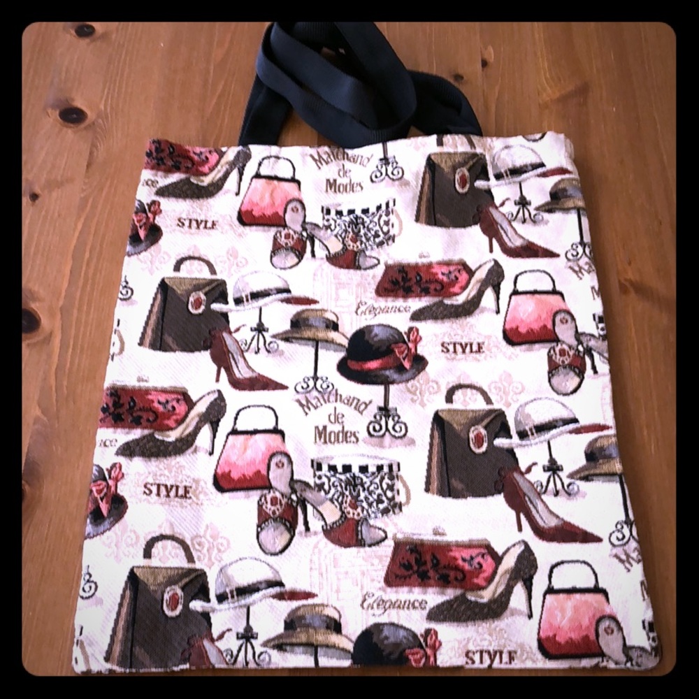 Match de Modes linen shopping bag
